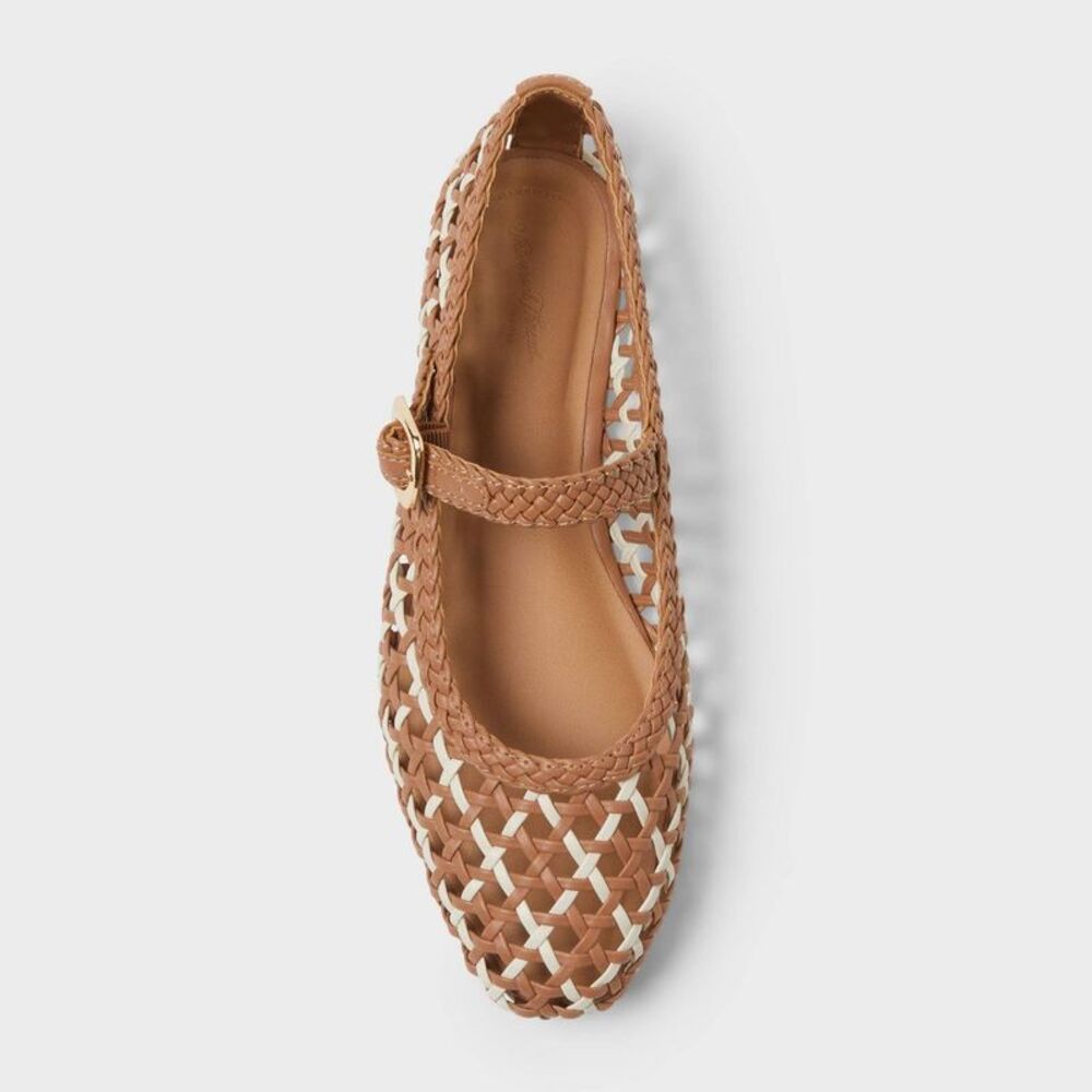Open Box - Universal Thread - Women's Royce Mary Jane Shoes with Memo Cognac - Picture 3 of 4